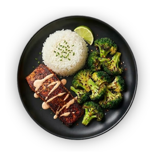 Cajun Salmon W/ Cajun Crema