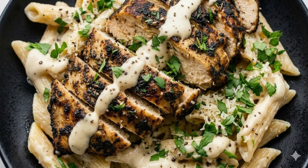 Jerk Chicken Alfredo